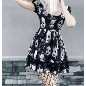 Dolls Kill Widow Wayward Souls Babydoll Dress Nwt Size XXS